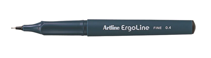 ARTLINE ERG-3400 SİYAH ERGOLINE KALEM 0,4 mm