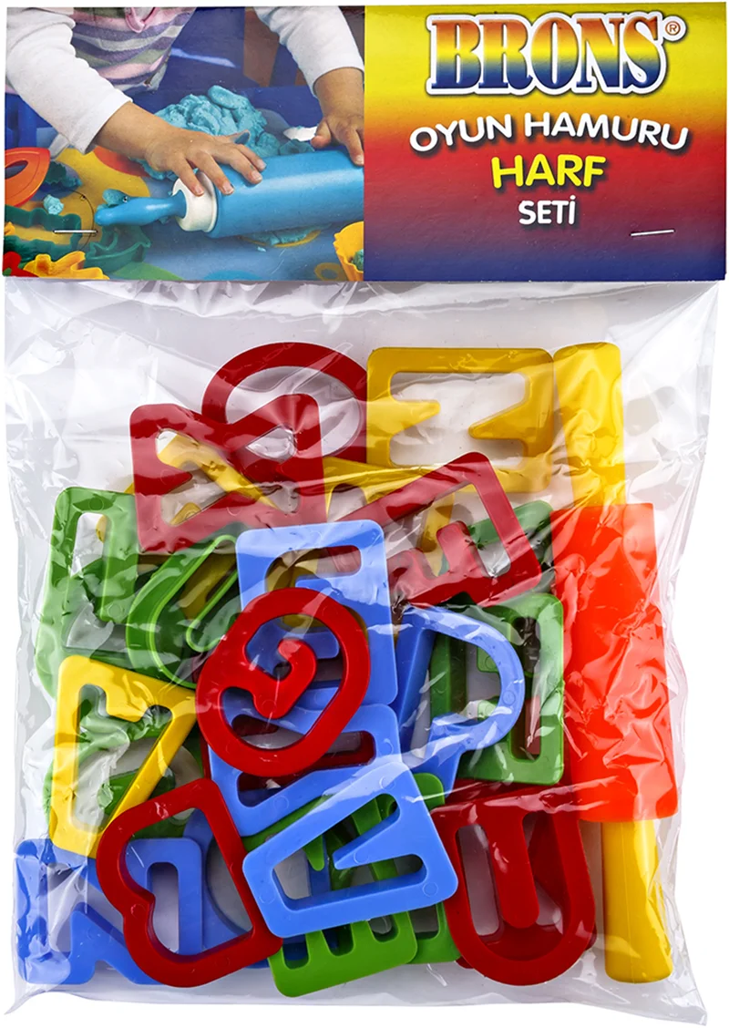 BRONS OYUN HAMURU HARF SETİ MERDANELİ BR-473