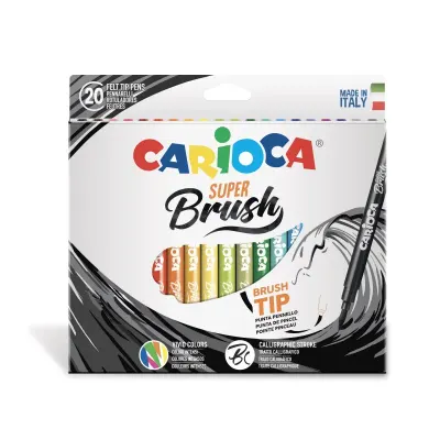 CARIOCA 20 RENK KEÇELİ BOYA KALEMİ 42968 (Best)