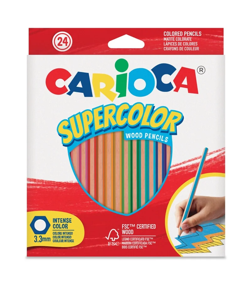 CARIOCA SUPERCOLOR KURU BOYA KALEMİ 24'Lİ 43393