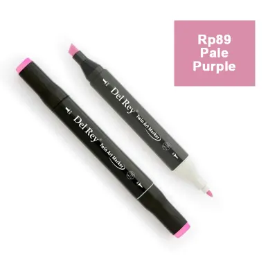 DEL REY TWIN MARKER RP89 PALE PURPLE ÇİFT UÇLU GRAFİK KALEMİ MN-DR089