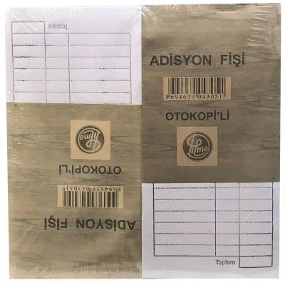 DİLMAN ADİSYON FİŞİ OTOKOPİLİ 2 NÜSHA