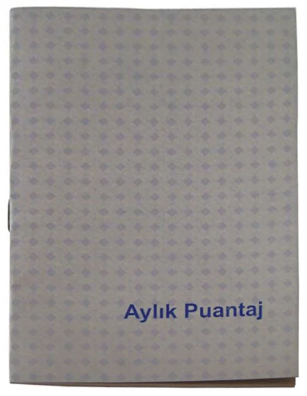DİLMAN AYLIK BÜYÜK PUANTAJ DEFTERİ