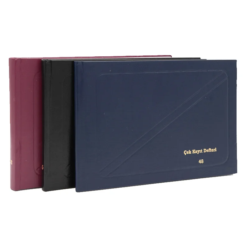 DİLMAN ÇEK KAYIT DEFTERİ 17x24 96 YP. YATAY CİLTLİ