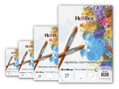 HERBOY RESİM KAĞIDI 25X35cm 120g 100'LÜ PKT