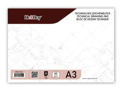 HERBOY TEKNİK A3 20 YP  YAN  BLOK 80g