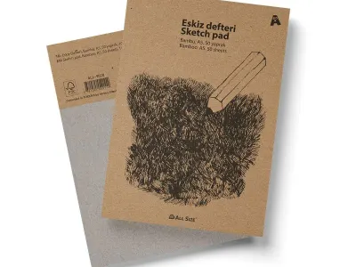 ÇOK AMAÇLI RESİM DEFTERİ RENKLİ-SPİRALLİ 120g 35X50 cm 10+10