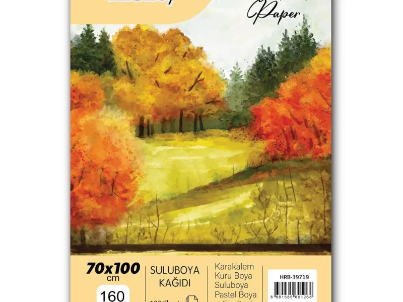 HERBOY SULU BOYA KAĞIDI 70X100cm 160g 100'LÜ