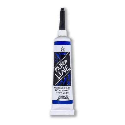 Pebeo 198/03 Bleu Lıne Kumaş Boyası 20 Ml Tüp
