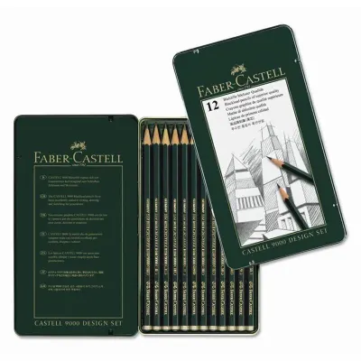 Faber 9000 (5B-5H ) Desing Kurşun Kalem Set 119064