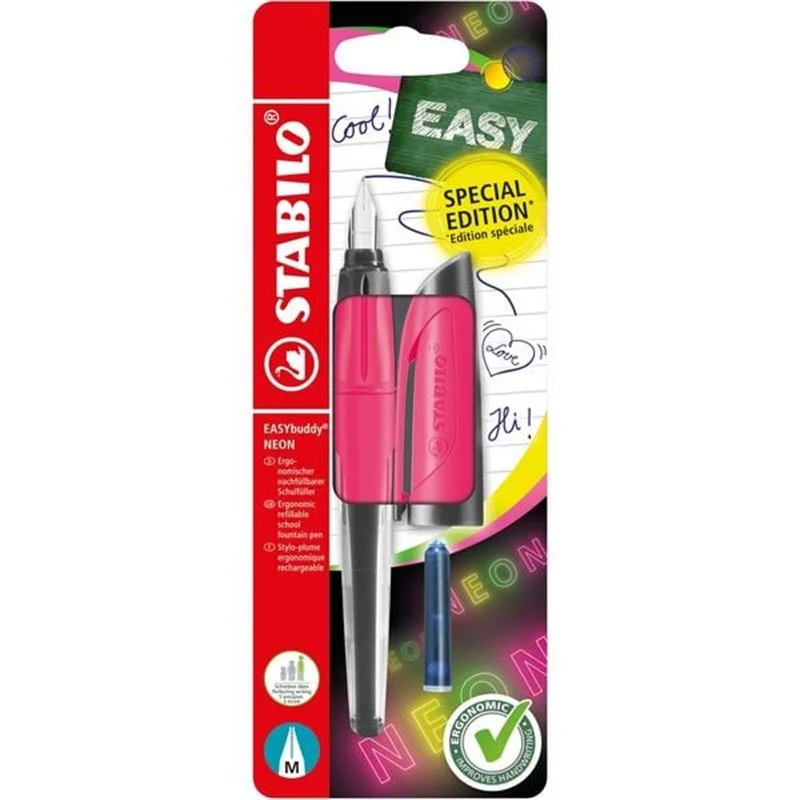 Stabılo Neon Pembe M Uç Dolma Kalem 51014241