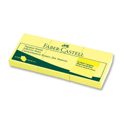 Faber Yapışkanlı Notluk Sarı 50X40Mm 3 Lü 5653010