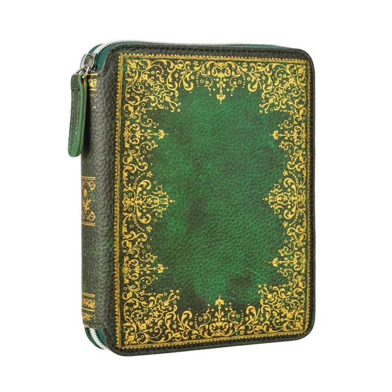 Vj 123-2166 Zipper Folder Organizer Defter A6 Çizgili Yeşil