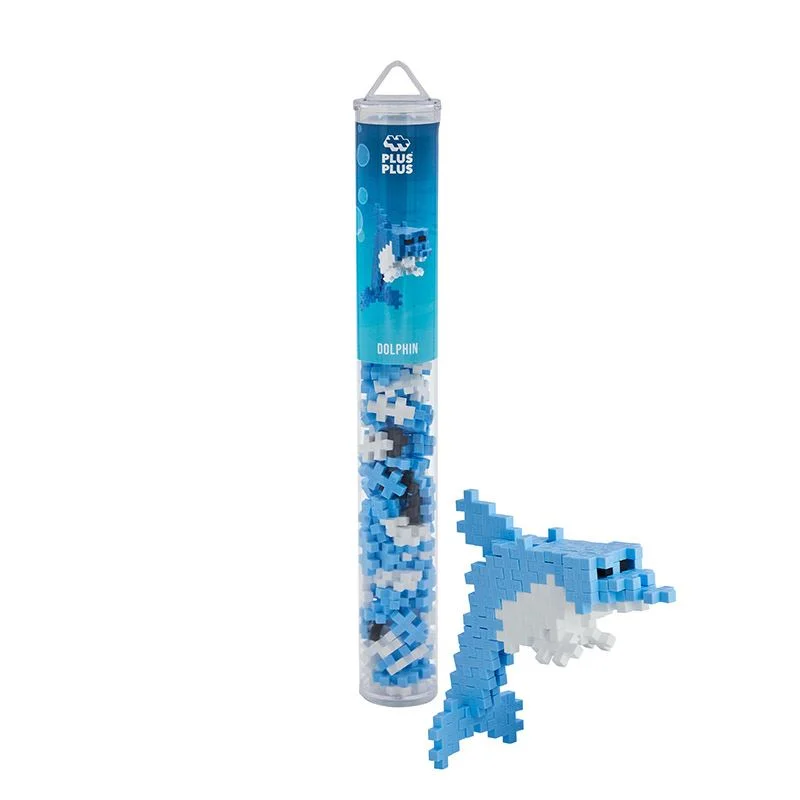 Plus-Plus Dolphın / 100 Pcs Tube Pp-4113