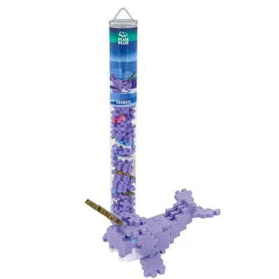 Plus-Plus Narwhal / 100 Pcs Tube Pp-4239