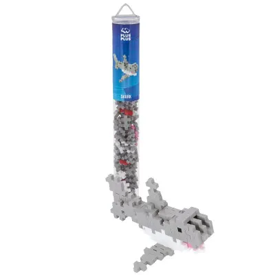 Plus-Plus Shark / 100 Pcs Tube Pp-4240