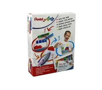 Pentel Kumaş Pasteli Boyama Seti Pts15/Nm10 | Kaya Kırtasiye
