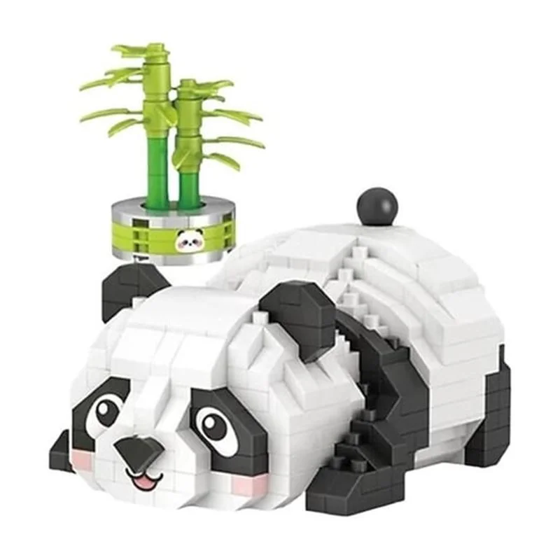 Vagon Lıfe Loz Dinlenen Panda 340 Parça Block Oyuncak Lz-8804
