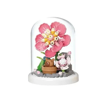 Vagon Lıfe Panlos Flower Set 206 Parça Block Oyuncak P2593