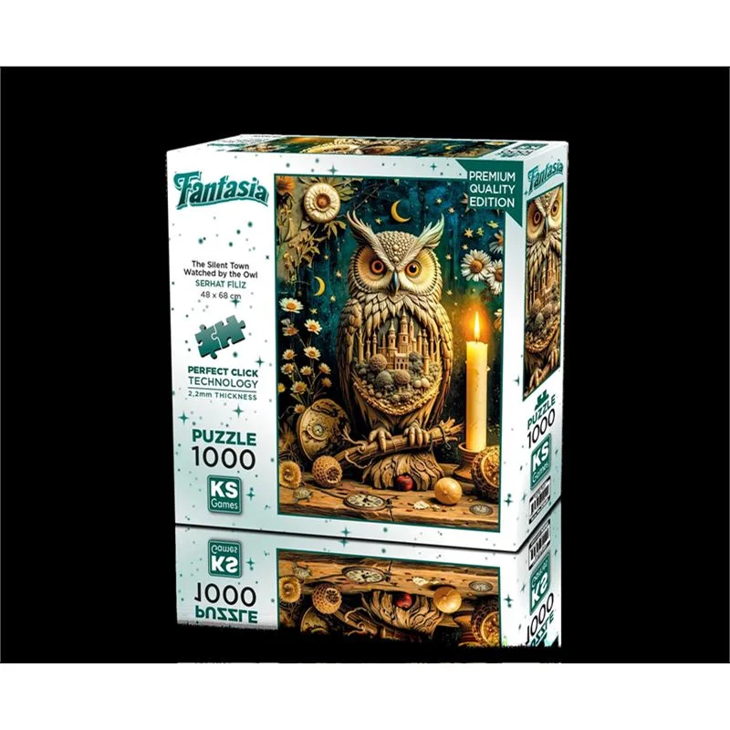 Ks 20849 Puzzle 1000 The Silent Town Watched By The Owl