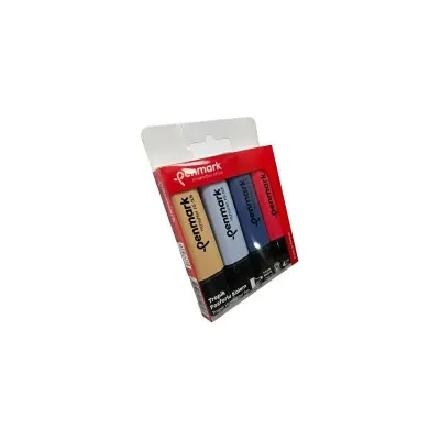 Penmark Fosforlu Kalem 4 Lü Asetat Karışık Renk Tropik Hs-505-4P