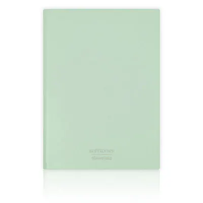 Vj 124-1001 Softtons Esnek Kapak Defter A6 80 Gr. Krem 96 Yp. Çizgili Yeşil