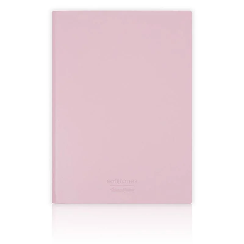 Vj 124-1004 Softtons Esnek Kapak Defter A6 80 Gr. Krem 96 Yp. Çizgili Pudra
