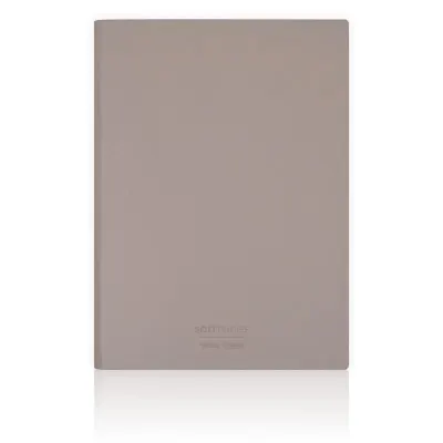 Vj 124-1006 Softtons Esnek Kapak Defter A6 80 Gr. Krem 96 Yp. Çizgili Kahverengi