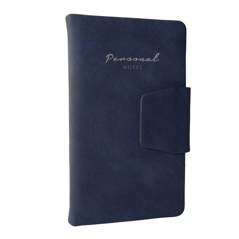 Vj 124-1121 Sert Kapak Mıknatıslı Cep Defteri 9,6X16,6 Cm 96 Yp. 80 Gr. Çizgili Dark Blue
