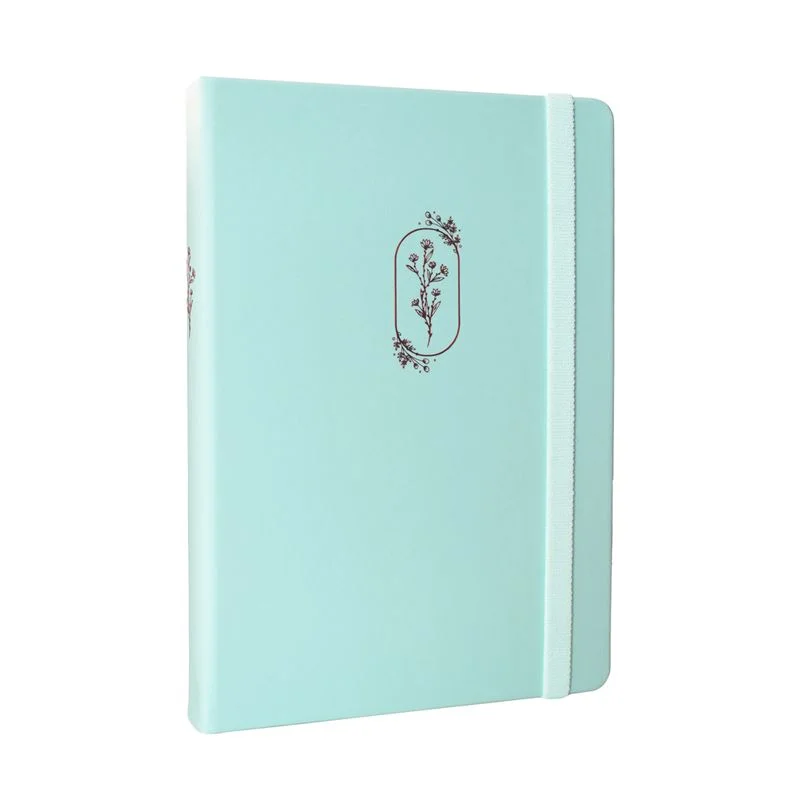 Vj 124-1653 Bujo Defter Vegan Deri 96 Yaprak 160 Gr. Beyaz Kağıt Cepli Lastikli