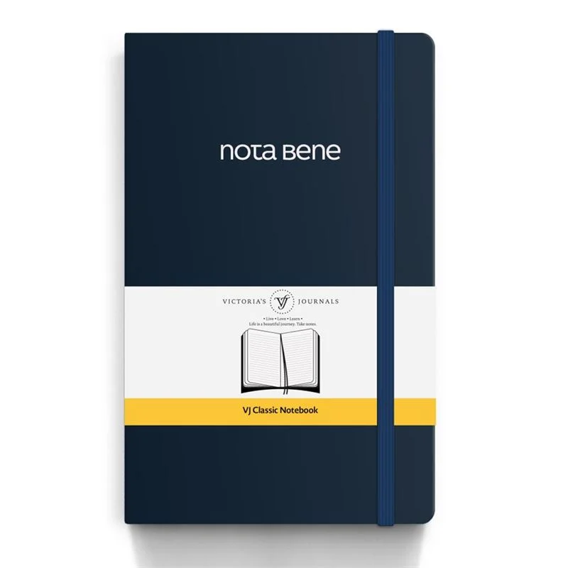 Vj 123-9228 Classıc Esnek Kapak 13X21 70 Gr 400 Yp Çizgili Lacivert Defter