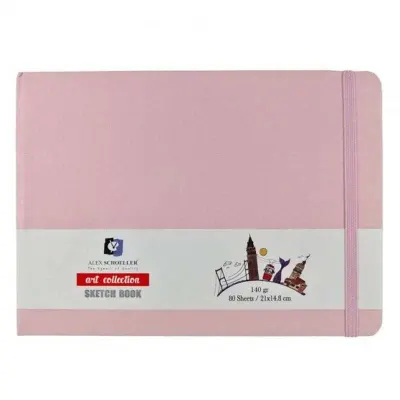 Alex Schoeller 21X14,8 80 Yp 140 Gr Pembe Sketch Blok Defter Alx-9550