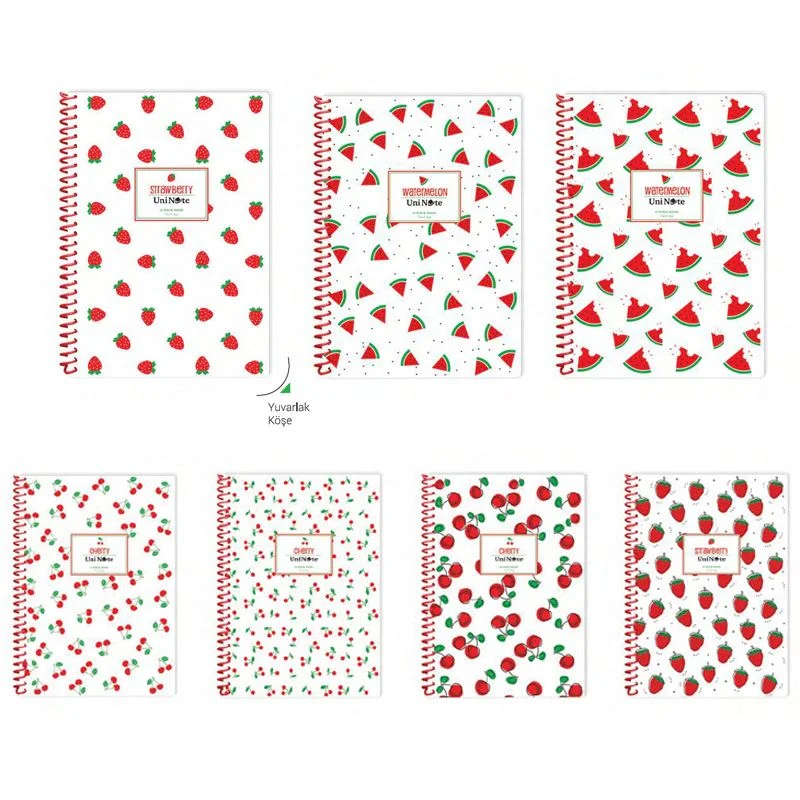 Çınar Summer Mood A4 72 Yp Çizgili Pp Kpk Spr Defter 71557 (1 Adet)