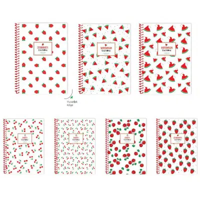 Çınar Summer Mood A4 72 Yp Kareli Pp Kpk Spr Defter 71558 (1 Adet)