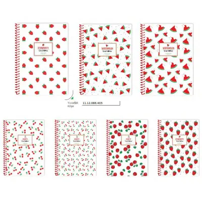 Çınar Summer Mood A4 96 Yp Kareli Pp Kpk Spr Defter 71561