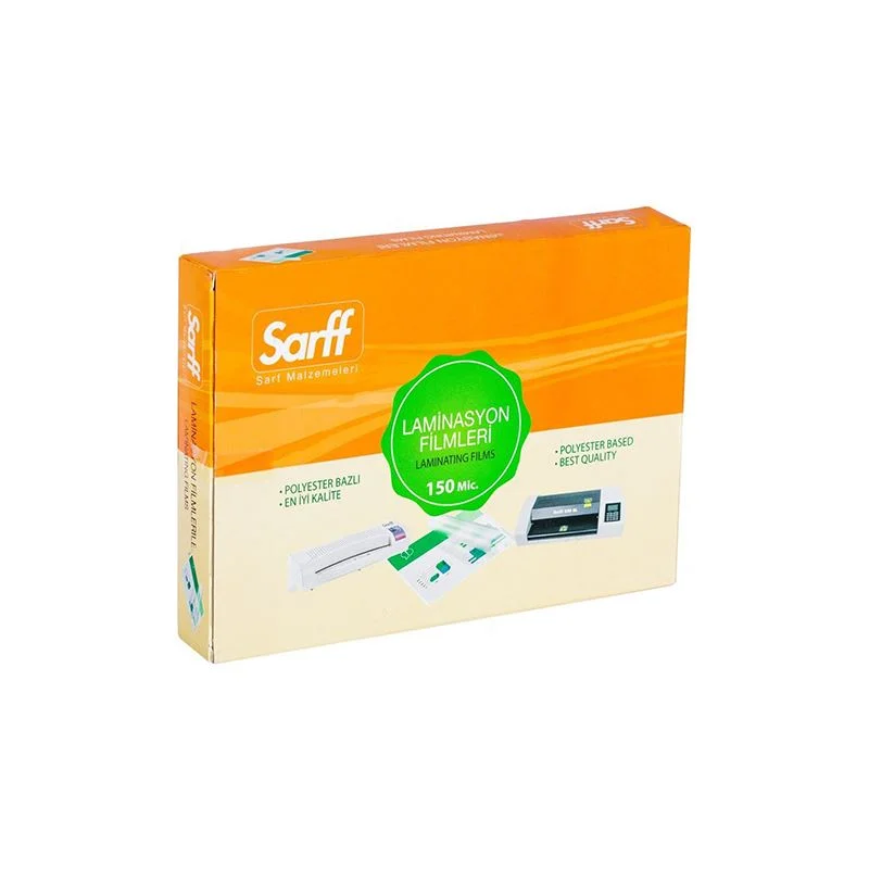 Sarff 97X137 Parlak Şeffaf 125 Mıcron Laminasyon 100 Lü 15309014