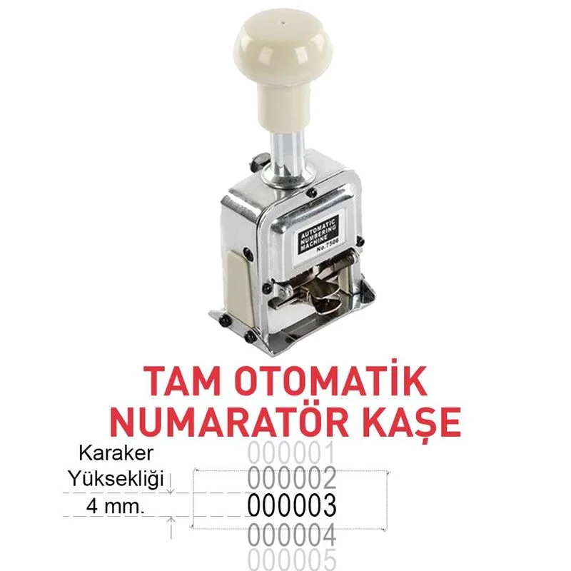 Sarff Ns06 Krom Otomatik Numaratör 6 Hane 15314406