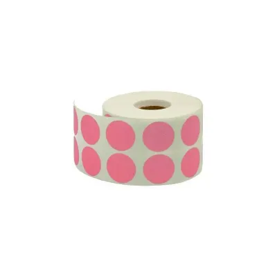 Tanex 25 Mm Nokta Etiket Pembe 2500 Lü