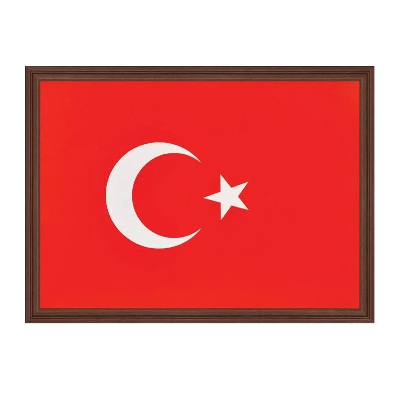 Panda 25X35 Türk Bayrağı Mdf Çerçeve Pan-423