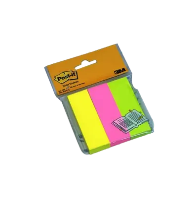 Post-it İndeks 100 YP 25x76 Fosforlu 3 Renk 671-3