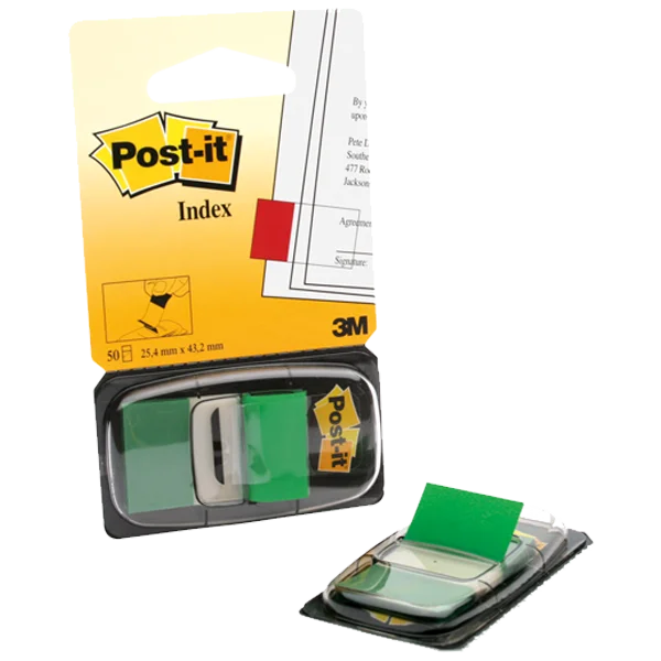 Post-it İndeks 50 Lİ Yeşil 680-3