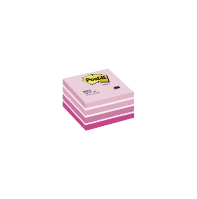 Post-it Yapışkanlı Not Kağıdı Küp 450 YP 76x76 Pembe Tonları 2028-P
