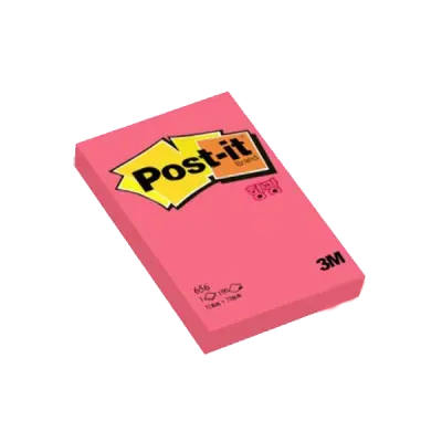 Post-it Yapışkanlı Not Kağıdı 100 YP 51x76 Melon Pembe 656