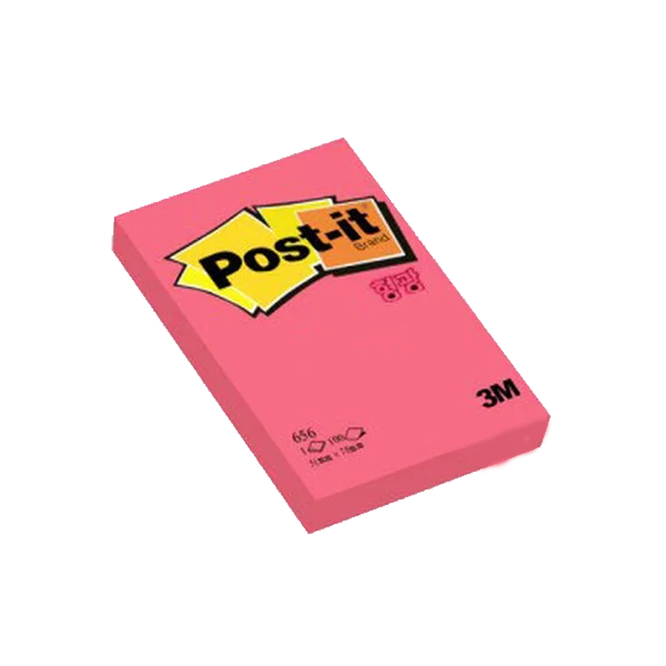 Post-it Yapışkanlı Not Kağıdı 100 YP 51x76 Melon Pembe 656