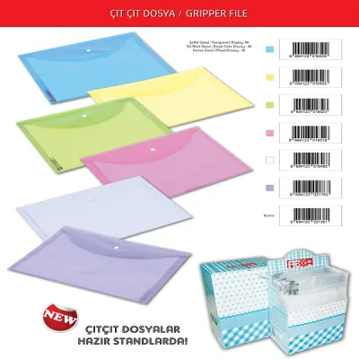 Abka Çıtçıtlı Dosya Sarı