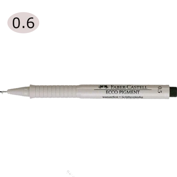 Faber-Castell Çizim Kalemi Ecco Pigment 0.6 MM Siyah 16 66 99