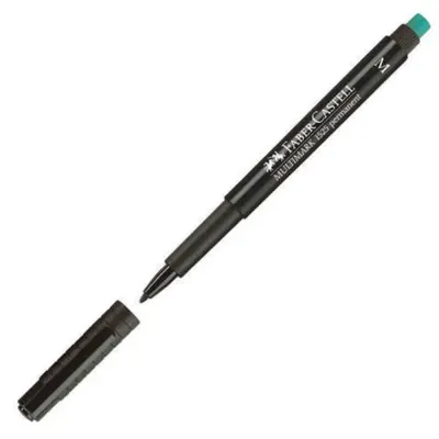 Faber-Castell Asetat Kalemi Permanent M Seri Siyah 15 25 99