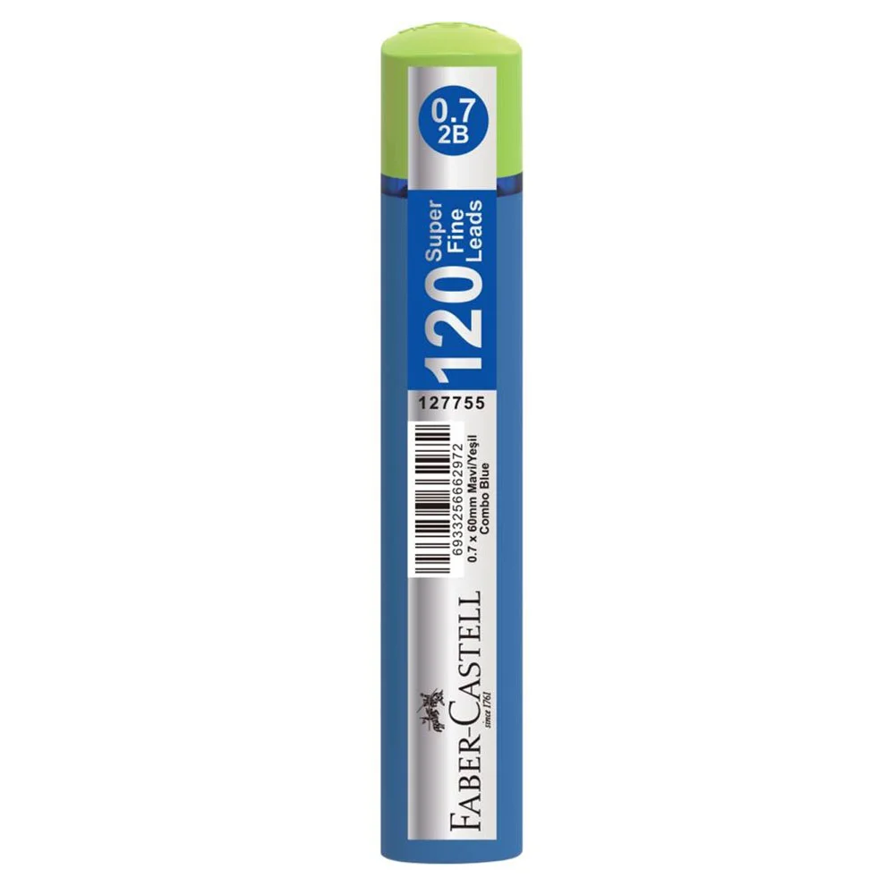 Faber-Castell Min Grip Soft T Kombo Mavi/Yeşil 0.7 MM 5030 127755 120 li