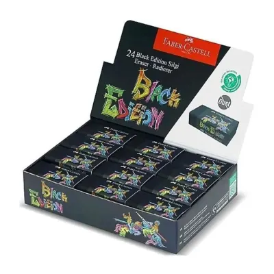 Faber-Castell Black Edition Silgi 24 Lü