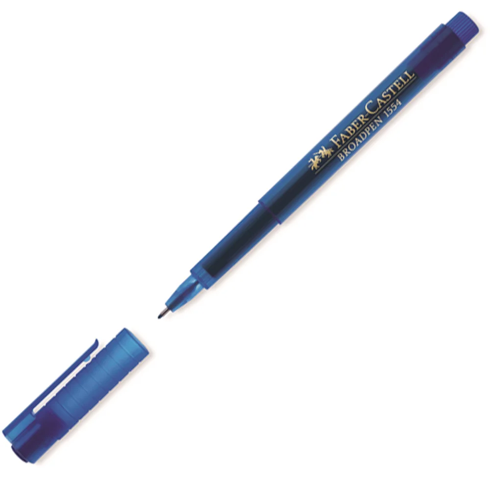 Faber-Castell Broadpen 1554 Mavi